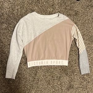 Victorias Secret Sport Crop Top Sweatshirt, Size Small